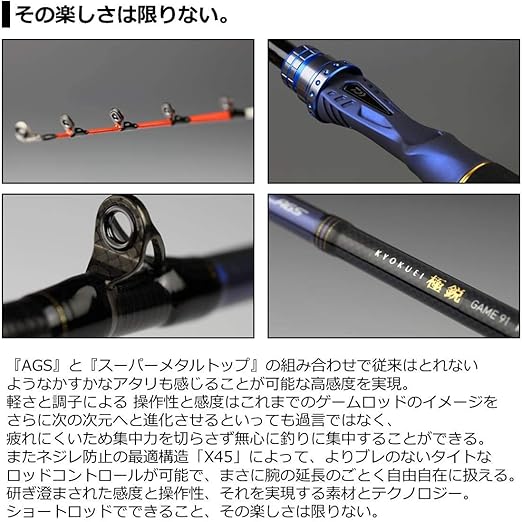極鋭ゲームMH230AGS 極鋭 MG(ロッド)｜DAIWA